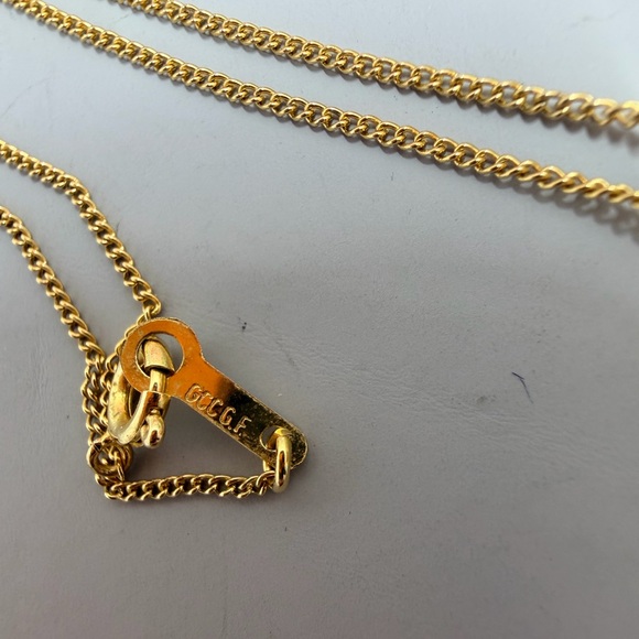 12K Gold Filled Pink Stone and Genuine Crystal Pendant Vintage Necklace - Picture 4 of 6